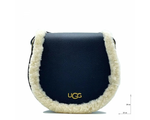 Ugg Heritage Crossbody Leather — Black
