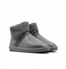 Ugg Clear Quilty Boot Bling — Grey