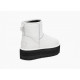 Ugg Classic Mini Platform Leather — White