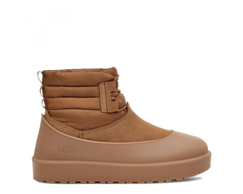 Ugg Mens Classic Mini Lace-up Weather — Chestnut