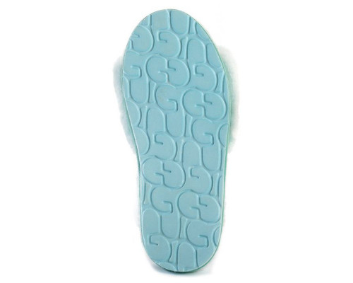 Ugg Fluff Slide Slippers — Lake Blue