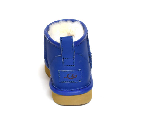 Ugg Classic Ultra Mini Leather — Royal Blue