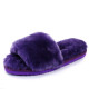 Ugg Fluff Slide Slippers — Purple