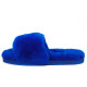 Ugg Fluff Slide Slippers — Blue