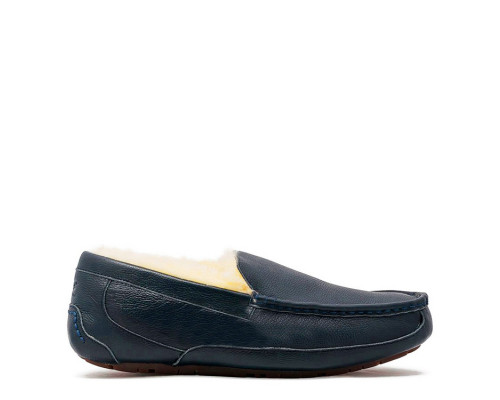 UGG Mens Ascot Leather — Navy