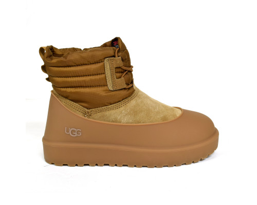 Ugg Mens Classic Mini Lace-up Weather — Chocolate