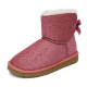 Ugg Bailey Bow Sparkle Mini — Red