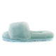 Ugg Fluff Slide Slippers — Lake Blue